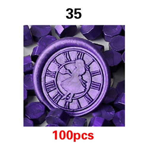100Pcs Sealing Wax Beads Stamp Vintage DIY Wedding Invitation Envelope Making US - Picture 45 of 61