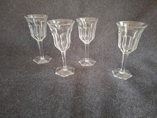 4 x MOSER Karlsbad Sherry Glas Pokal Modell Papst Pope 12 cm Top Zustand