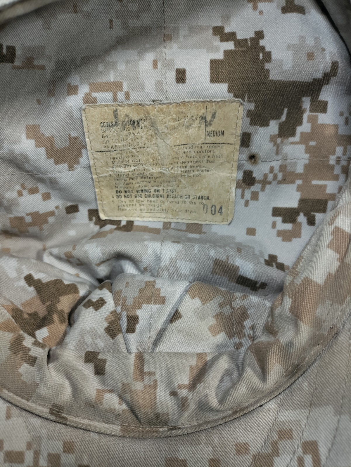 USMC Cover Garrison MARPAT Digital Desert Camo US Mar… Gem