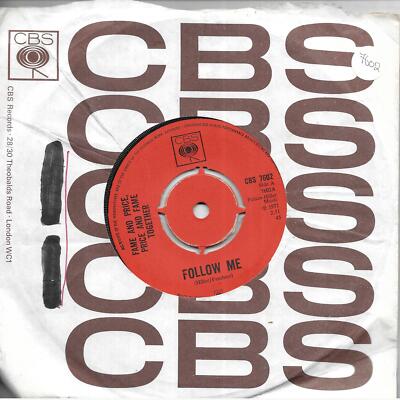 99p SALE Fame And�Price [Georgie Alan Together] Follow Me UK 45 7'' single