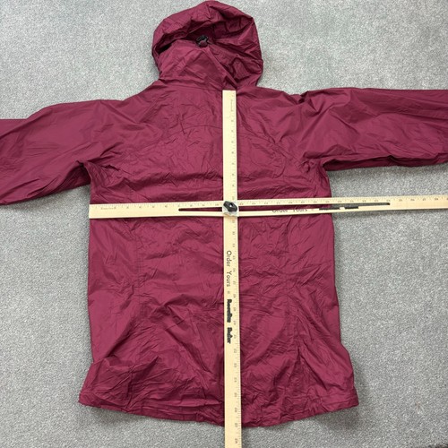 Patagonia Jacket Womens Extra Small Red Torrentshell Windbreaker Hood Coat Lady - Picture 10 of 13