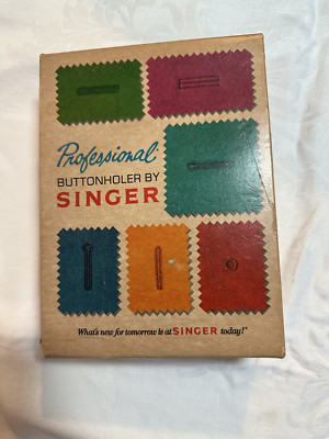 Vintage Singer Professional Buttonholer for Slant Needle Zig Zag Sewing Machine 