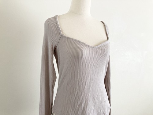 KOOKAI SIZE10 SILVER GREY ASTER MERINO WOOL TOP Long Sleeve New With Tag - Picture 5 of 9