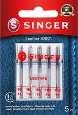 SINGER Leather Sewing Machine Needles Size 90...