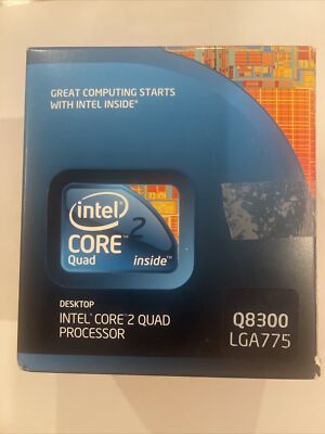 Intel Core 2 Quad Q8300 2.5GHz Quad-Core (BX80580Q830) Processor