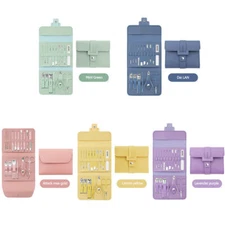 16 Pcs Stainless Steel Nail Clippers Set Manicure Kit Ingrown Toenail Clipper US