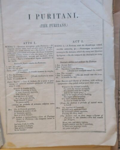 Libretto Lot: 10 1874 TO 1920s Grand Opera,Verdi,Puccini,Bellini,von Weber... - Picture 9 of 18