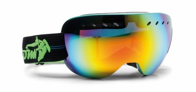 DMN Overview neon green Skibrille Snowboardbrille