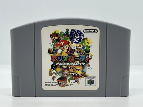 Mario Party 1 Nintendo 64 N64 Japanese Video Game Cartridge Tested