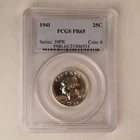 1941 Washington Proof Quarter - PCGS PR65 - FREE SHIPPING!