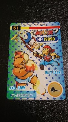 Fatal Fury 2 Carddass Billy Kane Axel Hawk No.51