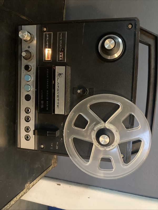 Lafayette four track Solid state real real tape recorder stereo 815