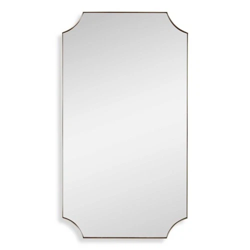 Lennox - 40.13 Inch Scalloped Corner Mirror Uttermost 09727 - Picture 1 of 7