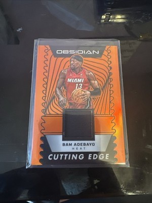 2024-25 Panini Obsidian Bam Adebayo Cutting Edge Game Worn Material Orange 23/99