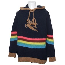 Etro, Kapuzenpullover, Größe: L, Blau/Mehrfarbig #g4Q