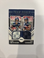 2023 Panini Rookies & Stars Team Duals Jaxon Smith-Njigba Zach Charbonnet READ
