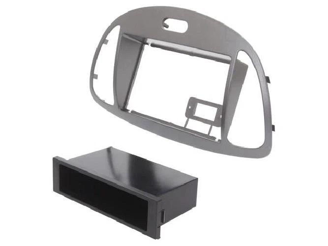 Facade Autoradio FA297B Compatible avec Hyundai i10 ap11 - argent - Photo 1/1