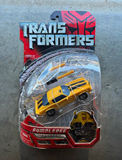 Transformers Bumblebee Autobot Transforming Car Figure w  Blaster Yellow