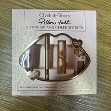 Charlotte Tilbury Pillow Talk Iconic Lip Cheek Secrets 4 Piece Holiday Set NIB