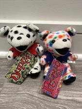 Lot of 2 - VTG 1998 Grateful Dead Bear Liquid Blue 7" Plush Dupree And Peggy-O