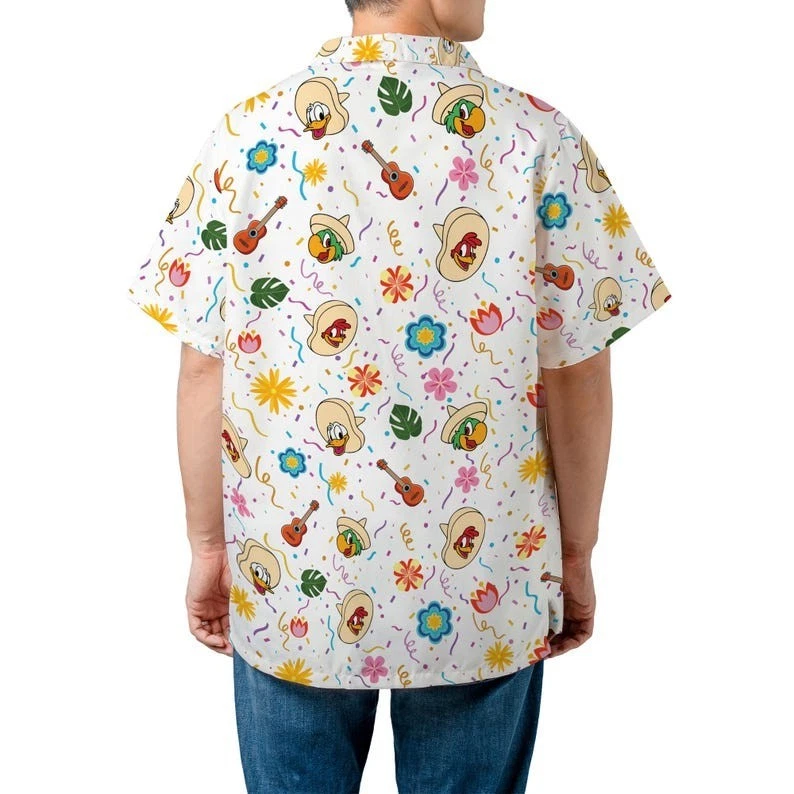 Unisex Three Caballeros Hawaiian Shirt