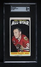 1964-65 Topps All Star Pierre Pilote #109 SGC 3 HOF wy5