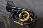 Jupiter JPT-416 Pocket Trumpet Gold x Black Used with Case