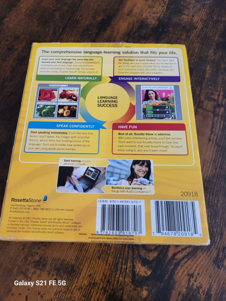 Rosetta Stone Espanol Spanish Latin America (Level 1 ) - Image 2 of 4