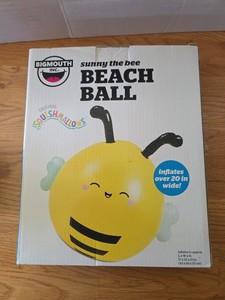 Squishmallows Sunny The Bee Summer Concert Beach Ball from Bigmouth Inc 20" Nib 
