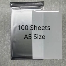 100 Sheets A5 Size 3D Sublimation Vacuum Transfer Film For Heat Press Machine