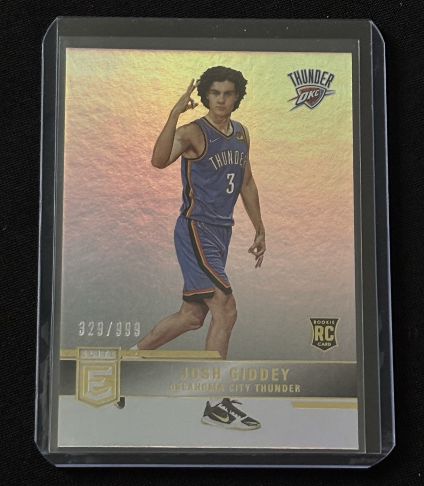 2021-22 Donruss Elite #243 Josh Giddey #/999 RC Thunder