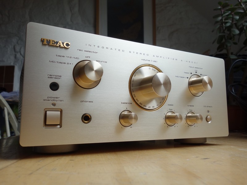 TEAC REFERENCE A-H500i AMPLIFIER **SERVICED** VERY GOOD CONDITION