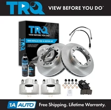 TRQ Brake Pad & Rotor Kit Semi-Metallic Fits Chevrolet GMC