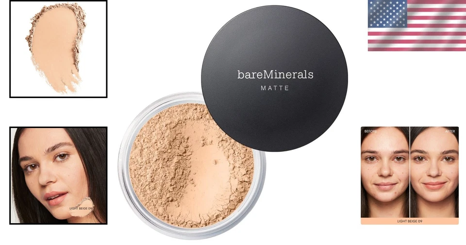 Clean Mineral Face Powder, Reduces Shine, Non-Comedogenic - Image 2 of 4