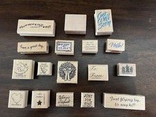 17 Assorted Rubber Stamps