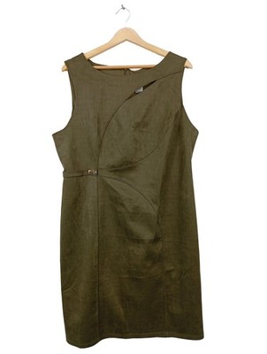 KATE & LILY Tunikakleid Damen Kleid Gr. DE 42 khaki Casual-Look