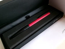 S.T. Dupont D-Initial Ballpoint Pen Black/Matt Red
