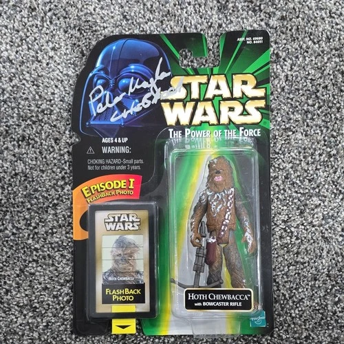 Kenner The Power of the Force Hoth Chewbacca Signed Action Figure