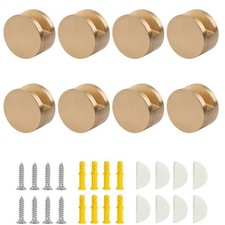 Ackron Mirror Clip Glass Clips Clamps Holder Round Shape Wall-mounted Mirrors...