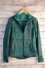 TekGear Medium Green Dry Tek Zip Up Active wear Jacket With Pockets