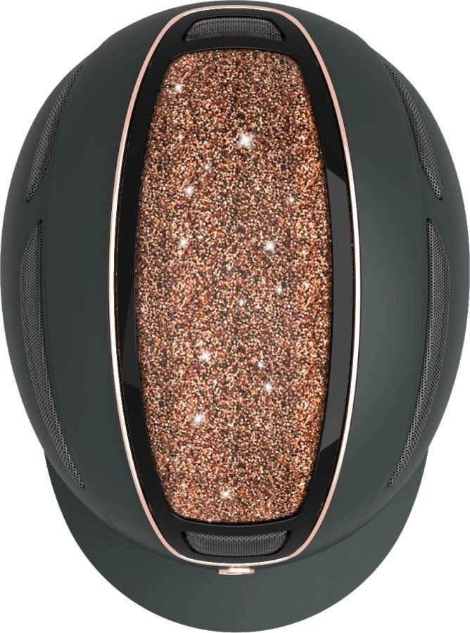 Kerbl Covalliero Reithelm Elite Helm Reiten Belüftungssystem S Glitzer strass - Bild 2 von 3