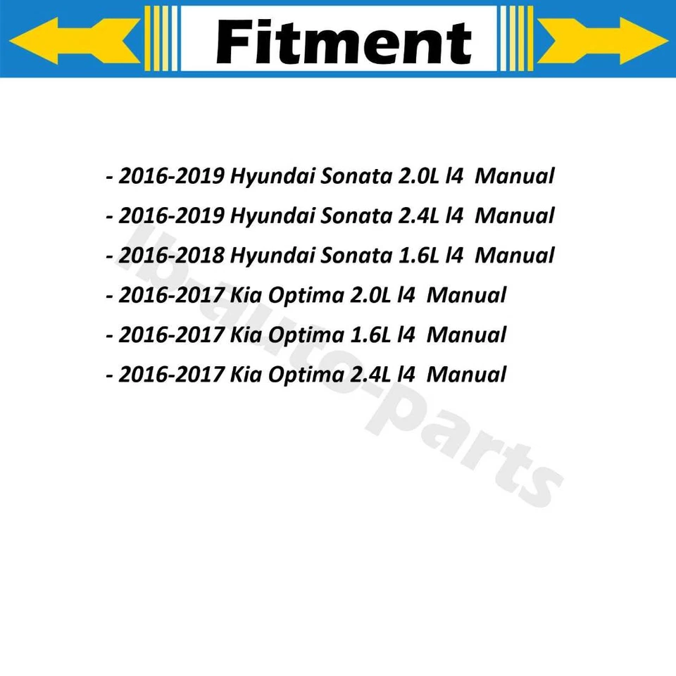 2X Rear Brake Line Hose Centric Parts For For Hyundai Sonata 2016 2017 2018 2019 - Image 2 of 4
