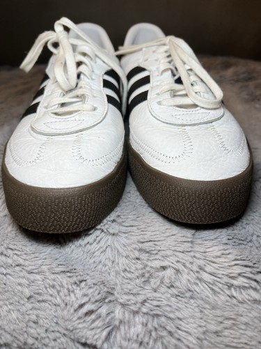 Adidas Sambarose Cloud White Black Women s Platform Samba Size 8.5 AQ1134 Shoes eBay
