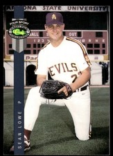 Sean Lowe 1992 Classic Four Sport #236 MLB READ FREE SHIPPING AutographDen