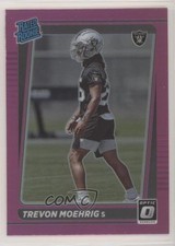 2021 Donruss Rated Rookie Optic Holo Pink Preview Trevon Moehrig Tre'von 2l4