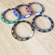 Carve White Gold Ceramic Bezel Insert for Rolex GMT Master II Watch