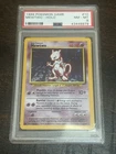 MEWTWO POKEMON #10 BASE SET HOLO PSA 8