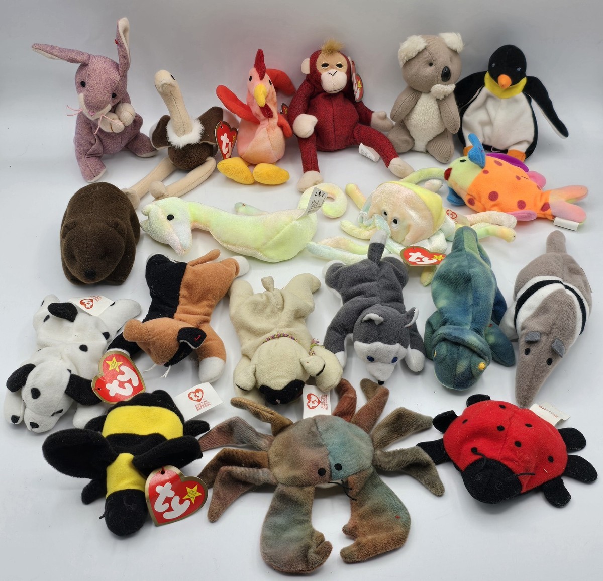 【レア】マクドナルド　teenie BEANIE BABIES Beanie Babies McDonalds 1998 Zip the Cat Teenie Beanie Plush