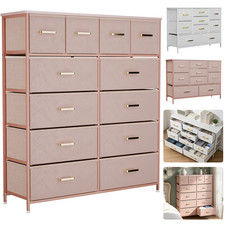 Modern Chest of Drawers Bedroom Furniture Storage Bedside Cabinet 9 to 12 Drawer