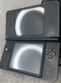 Nintendo DSi XL Bronze/ Black Handheld Console System -Bundle Lot -Tested